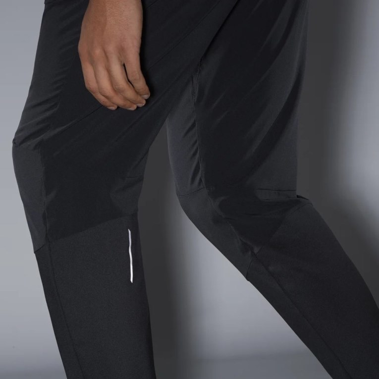 Black Salomon Cross Run Men's Sport Pants | IE MK0314